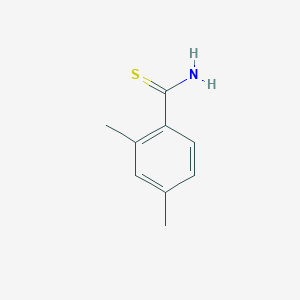 molecular formula C9H11NS B1271636 2,4-Dimethylbenzenecarbothioamide CAS No. 57182-70-4