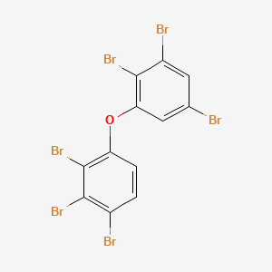 molecular formula C12H4Br6O B12716384 2,2',3,3',4,5'-Hexabromodiphenyl ether CAS No. 446254-88-2