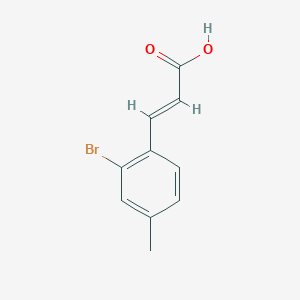 molecular formula C10H9BrO2 B1271641 (2E)-3-(2-bromo-4-methylphenyl)acrylic acid CAS No. 66192-29-8