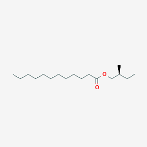 molecular formula C17H34O2 B12716488 2-Methylbutyl laurate, (2S)- CAS No. 55195-19-2