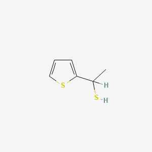 molecular formula C6H8S2 B1271668 1-(2-噻吩基)乙硫醇 CAS No. 94089-02-8