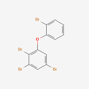 molecular formula C12H6Br4O B12716697 2,2',3,5-Tetrabromodiphenyl ether CAS No. 446254-19-9