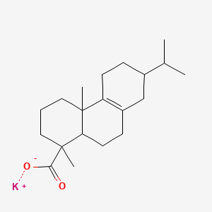 molecular formula C20H31KO2 B12716736 Potassium 1,2,3,4,4a,5,6,7,8,9,10,10a-dodecahydro-7-isopropyl-1,4a-dimethylphenanthren-1-carboxylate CAS No. 93839-76-0