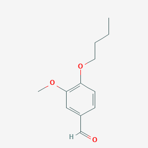 molecular formula C12H16O3 B1271677 4-丁氧基-3-甲氧基苯甲醛 CAS No. 51301-87-2