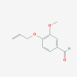 molecular formula C11H12O3 B1271678 4-(烯丙氧基)-3-甲氧基苯甲醛 CAS No. 22280-95-1