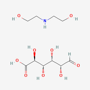 molecular formula C10H21NO9 B12717009 Diolamine glucuronate CAS No. 94108-04-0