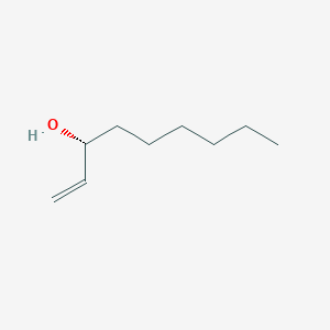molecular formula C9H18O B12717049 (3R)-1-Nonen-3-ol CAS No. 79646-41-6