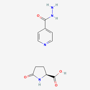 molecular formula C11H14N4O4 B12717051 Einecs 299-165-1 CAS No. 93857-32-0