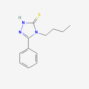 molecular formula C12H15N3S B1271726 4-Butyl-5-phenyl-4H-1,2,4-triazole-3-thiol CAS No. 26131-62-4