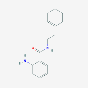 molecular formula C15H20N2O B1271727 2-氨基-N-[2-(1-环己烯-1-基)乙基]苯甲酰胺 CAS No. 825657-70-3