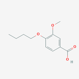 molecular formula C12H16O4 B1271728 4-丁氧基-3-甲氧基苯甲酸 CAS No. 3535-34-0