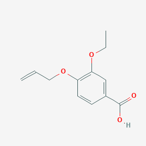 molecular formula C12H14O4 B1271729 4-(Allyloxy)-3-ethoxybenzoic acid CAS No. 831198-97-1