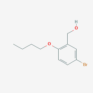 molecular formula C11H15BrO2 B1271730 5-溴-2-丁氧基苄醇 CAS No. 831212-02-3