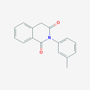 molecular formula C16H13NO2 B1271741 1,3(2H,4H)-Isoquinolinedione, 2-(3-methylphenyl)- CAS No. 106110-70-7