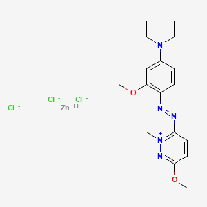 molecular formula C17H24Cl3N5O2Zn B12717467 Einecs 303-969-0 CAS No. 94232-41-4