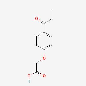 B1271747 (4-Propionyl-phenoxy)-acetic acid CAS No. 6501-31-1