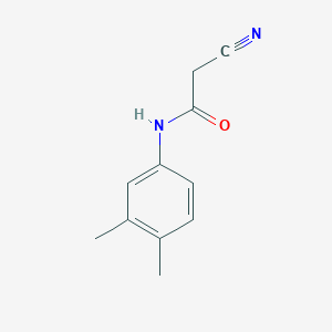 molecular formula C11H12N2O B1271764 2-氰基-N-(3,4-二甲基苯基)乙酰胺 CAS No. 24522-42-7
