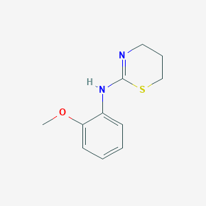 N-(2-methoxyphenyl)-5,6-dihydro-4H-1,3-thiazin-2-amine