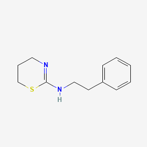 B1271781 (5,6-Dihydro-4H-[1,3]thiazin-2-yl)-phenethyl-amine CAS No. 522606-42-4