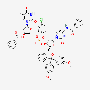 molecular formula C60H55ClN5O15P B12717899 Einecs 280-202-5 CAS No. 83161-01-7