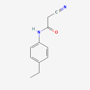 B1271791 2-cyano-N-(4-ethylphenyl)acetamide CAS No. 340304-99-6