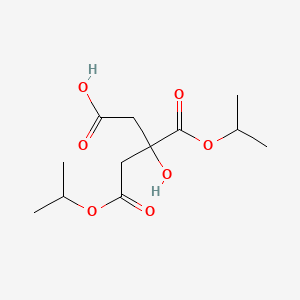 molecular formula C12H20O7 B12717913 1,2-Diisopropyl citrate CAS No. 101396-14-9