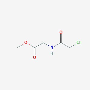 molecular formula C5H8ClNO3 B1271793 (2-氯-乙酰氨基)-乙酸甲酯 CAS No. 76969-81-8
