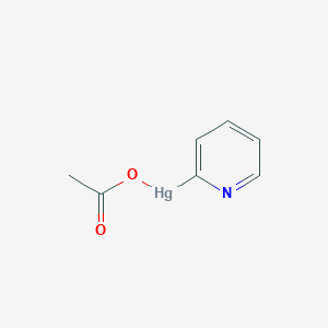 molecular formula C7H7HgNO2 B12717940 2-(Acetoxymercuri)pyridine CAS No. 867131-25-7