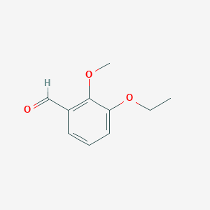 molecular formula C10H12O3 B1271811 3-乙氧基-2-甲氧基苯甲醛 CAS No. 75792-34-6