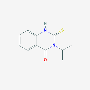 molecular formula C11H12N2OS B1271818 3-isopropyl-2-mercaptoquinazolin-4(3H)-one CAS No. 21038-90-4