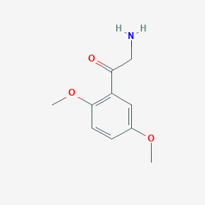molecular formula C10H13NO3 B12718338 2-Amino-1-(2,5-dimethoxyphenyl)ethanone CAS No. 784138-79-0