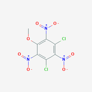 molecular formula C7H3Cl2N3O7 B127184 1,3-二氯-5-甲氧基-2,4,6-三硝基苯 CAS No. 50903-10-1
