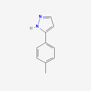 B1271853 3-(p-Tolyl)-1H-pyrazole CAS No. 59843-75-3
