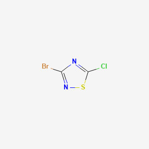 molecular formula C2BrClN2S B1271854 3-Bromo-5-chloro-1,2,4-thiadiazole CAS No. 37159-60-7