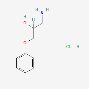 molecular formula C9H14ClNO2 B1271855 1-Amino-3-phenoxypropan-2-ol hydrochloride CAS No. 4287-20-1