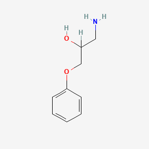 molecular formula C9H13NO2 B1271856 1-氨基-3-苯氧基丙烷-2-醇 CAS No. 4287-19-8