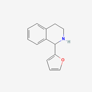 molecular formula C13H13NO B1271863 1-Furan-2-yl-1,2,3,4-tetrahydro-isoquinoline CAS No. 135675-29-5