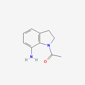 molecular formula C10H12N2O B1271873 1-(7-Aminoindolin-1-yl)ethanone CAS No. 51501-31-6