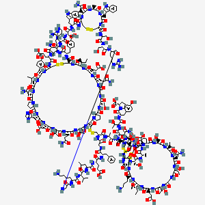 molecular formula C305H458N86O100S10 B12718735 Laticauda semifasciata III CAS No. 79955-79-6