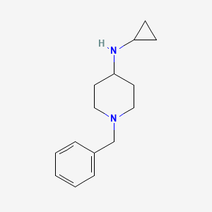 molecular formula C15H22N2 B1271877 1-苄基-N-环丙基哌啶-4-胺 CAS No. 387358-47-6