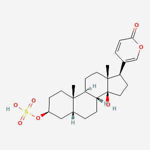 molecular formula C24H34O7S B12718778 Bufalin sulfate CAS No. 54603-10-0