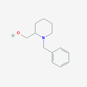 molecular formula C13H19NO B1271878 (1-Benzylpiperidin-2-yl)methanol CAS No. 85387-43-5