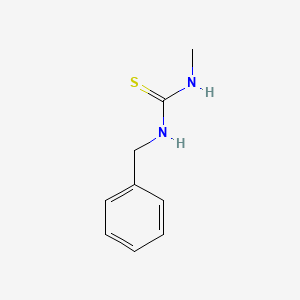 molecular formula C9H12N2S B1271879 1-Benzyl-3-methyl-2-thiourea CAS No. 2740-94-5
