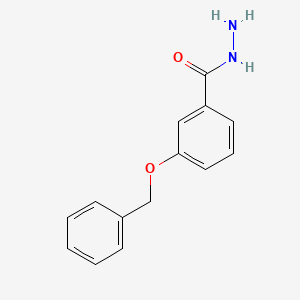 molecular formula C14H14N2O2 B1271880 3-苄氧基苯肼 CAS No. 228419-13-4