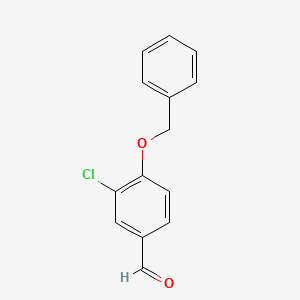molecular formula C14H11ClO2 B1271881 4-(Benzyloxy)-3-chlorobenzaldehyde CAS No. 66422-84-2