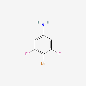 molecular formula C6H4BrF2N B1271886 4-Bromo-3,5-difluoroaniline CAS No. 203302-95-8