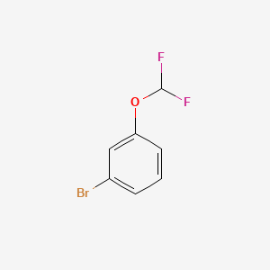 molecular formula C7H5BrF2O B1271890 1-Bromo-3-(difluoromethoxy)benzene CAS No. 262587-05-3