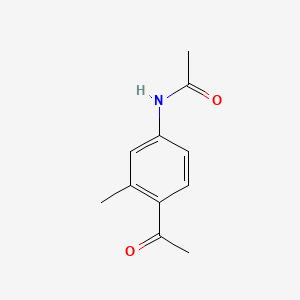molecular formula C11H13NO2 B1271898 N-(4-Acetyl-3-methylphenyl)acetamide CAS No. 34956-31-5