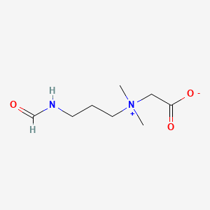 molecular formula C8H16N2O3 B12719006 Formamidopropyl betaine CAS No. 120128-90-7