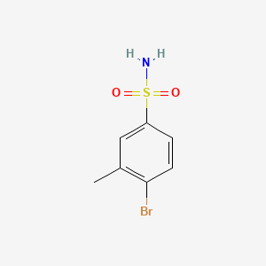 molecular formula C7H8BrNO2S B1271902 4-Bromo-3-methylbenzenesulfonamide CAS No. 879487-75-9